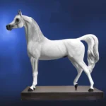 3D Horse on brown base